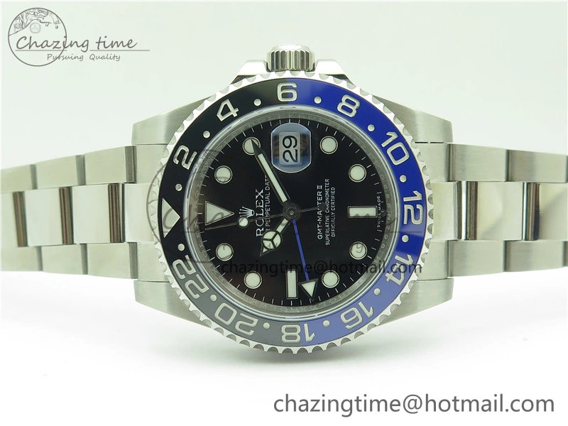 GMT-Master II 116710 BLNR Black Blue Ceramic 904L Steel VRF 1:1 Best Edition VR3186 CHS V3 (CF Bezel)