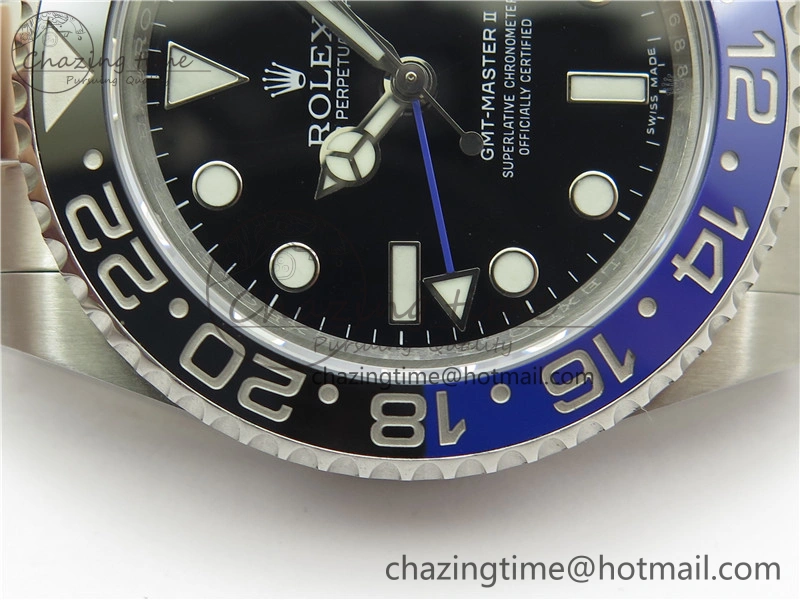 GMT-Master II 116710 BLNR Black Blue Ceramic 904L Steel VRF 1:1 Best Edition VR3186 CHS V3 (CF Bezel)