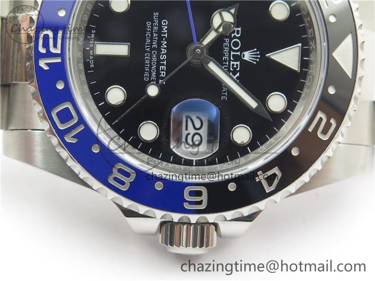GMT-Master II 116710 BLNR Black Blue Ceramic 904L Steel VRF 1:1 Best Edition VR3186 CHS V3 (CF Bezel)