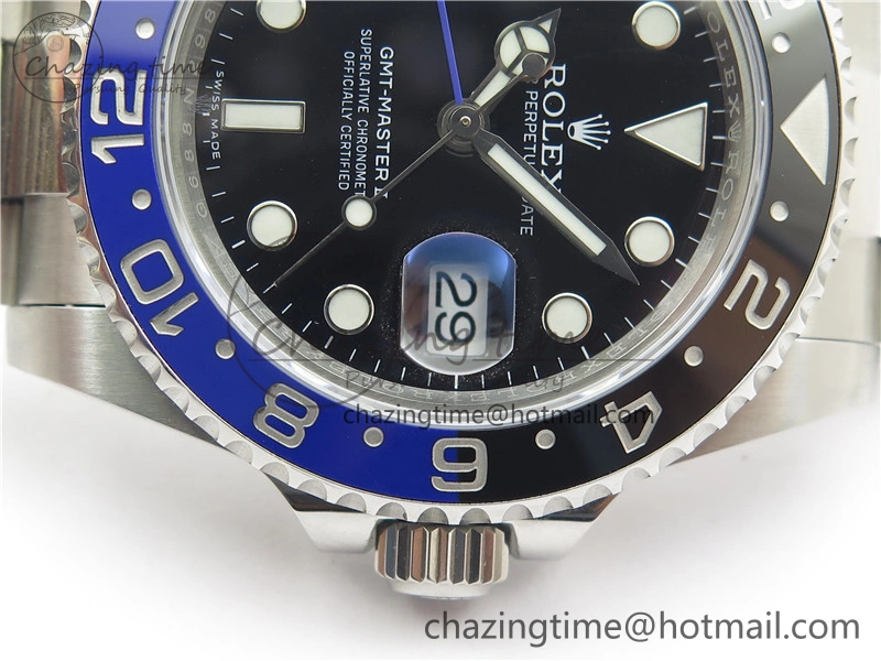 GMT-Master II 116710 BLNR Black Blue Ceramic 904L Steel VRF 1:1 Best Edition VR3186 CHS V3 (CF Bezel)