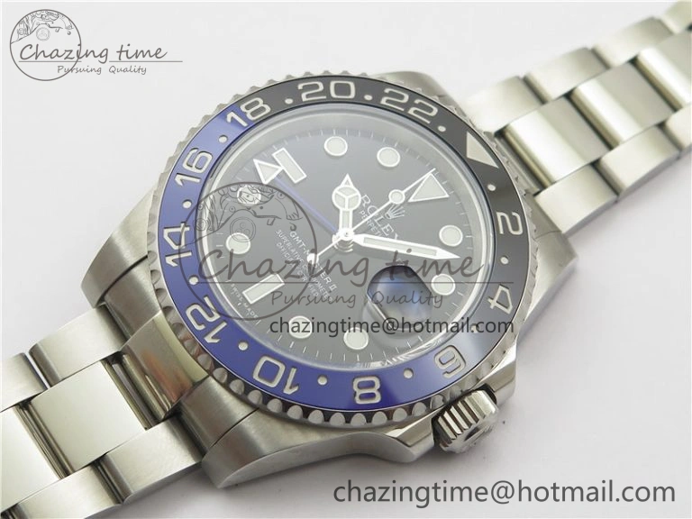 GMT-Master II 116710 BLNR Black Blue Ceramic 904L Steel VRF 1:1 Best Edition VR3186 CHS V3 (CF Bezel)