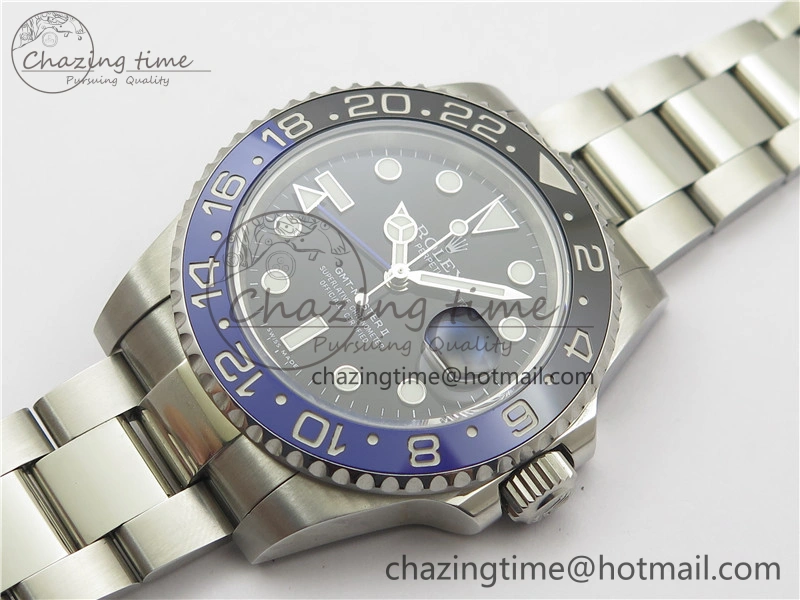 GMT-Master II 116710 BLNR Black Blue Ceramic 904L Steel VRF 1:1 Best Edition VR3186 CHS V3 (CF Bezel)