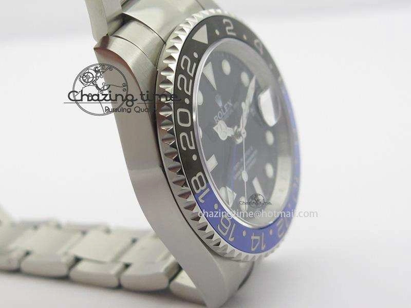 GMT-Master II 116710 BLNR Black Blue Ceramic JF Best Edition On SS Bracelet A2836 V2