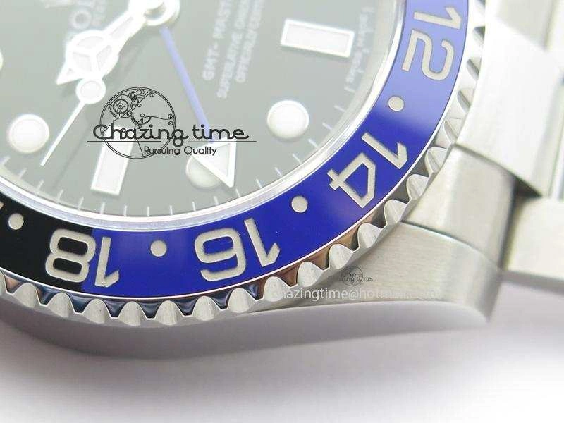GMT-Master II 116710 BLNR Black Blue Ceramic JF Best Edition On SS Bracelet A2836 V2
