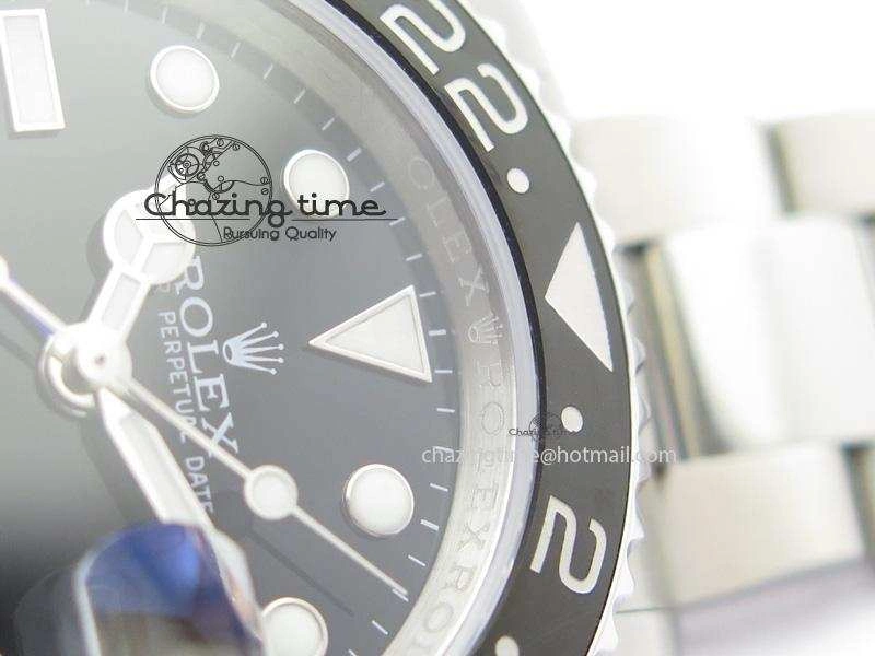 GMT-Master II 116710 BLNR Black Blue Ceramic JF Best Edition On SS Bracelet A2836 V2