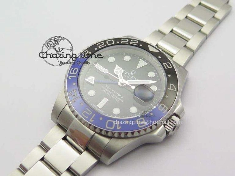 GMT-Master II 116710 BLNR Black Blue Ceramic JF Best Edition On SS Bracelet A2836 V2