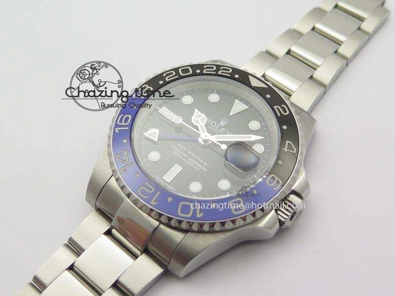 GMT-Master II 116710 BLNR Black Blue Ceramic JF Best Edition On SS Bracelet A2836 V2