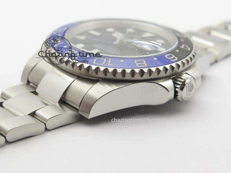 GMT-Master II 116710 BLNR Black Blue Ceramic JF Best Edition On SS Bracelet A2836 V2