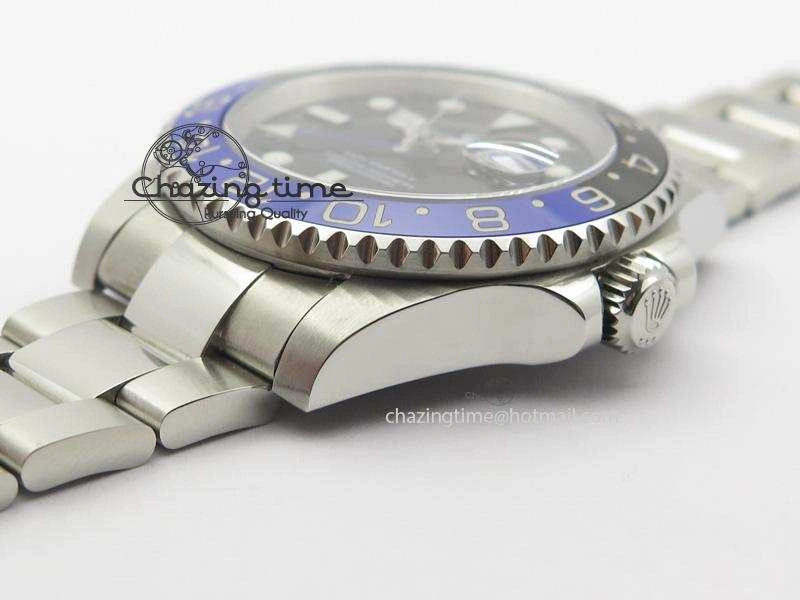 GMT-Master II 116710 BLNR Black Blue Ceramic JF Best Edition On SS Bracelet A2836 V2