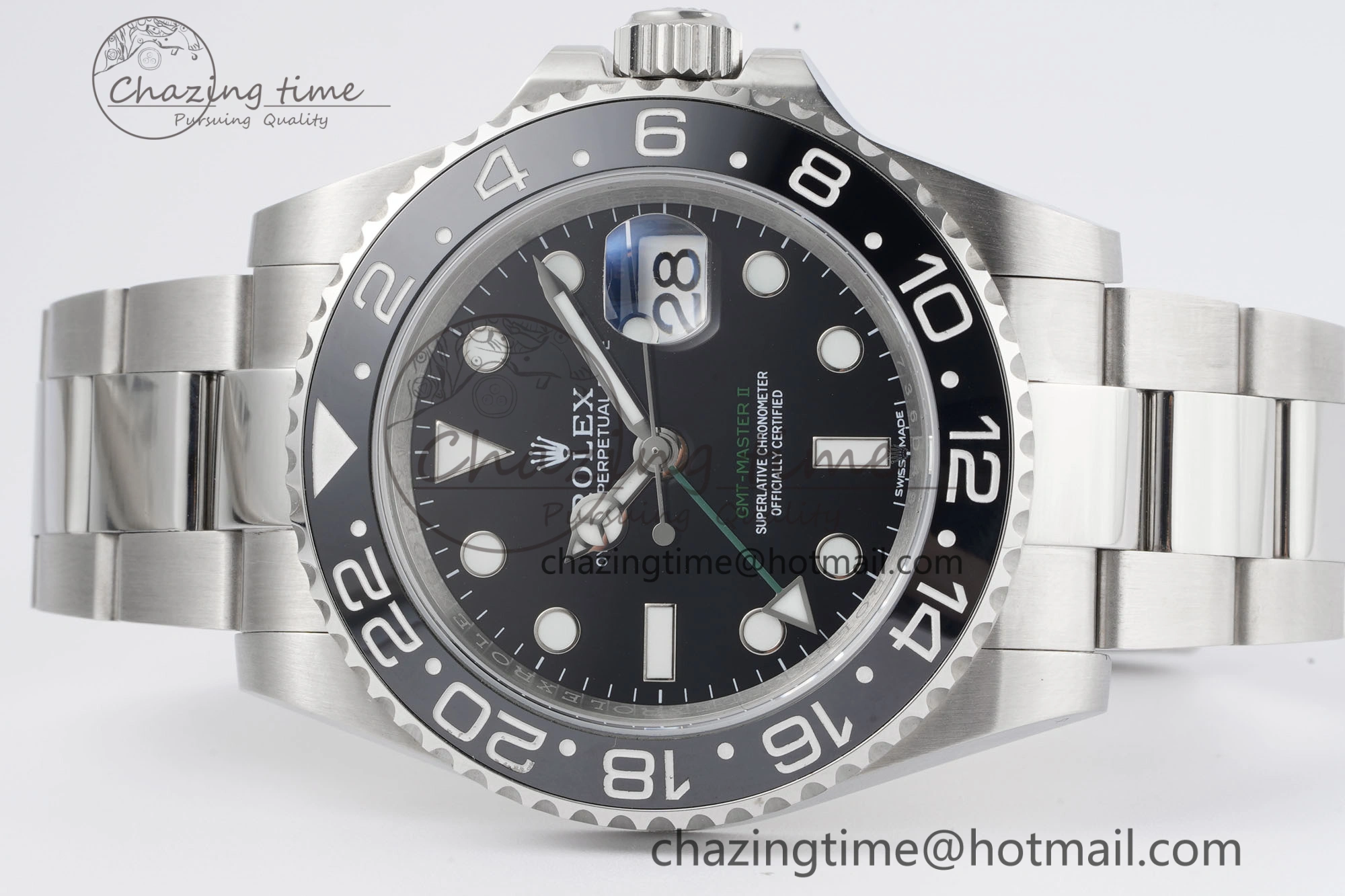 GMT Master II 116710 LN 904L SS APF 1:1 Best Edition on Oyster Bracelet VR3186 CHS
