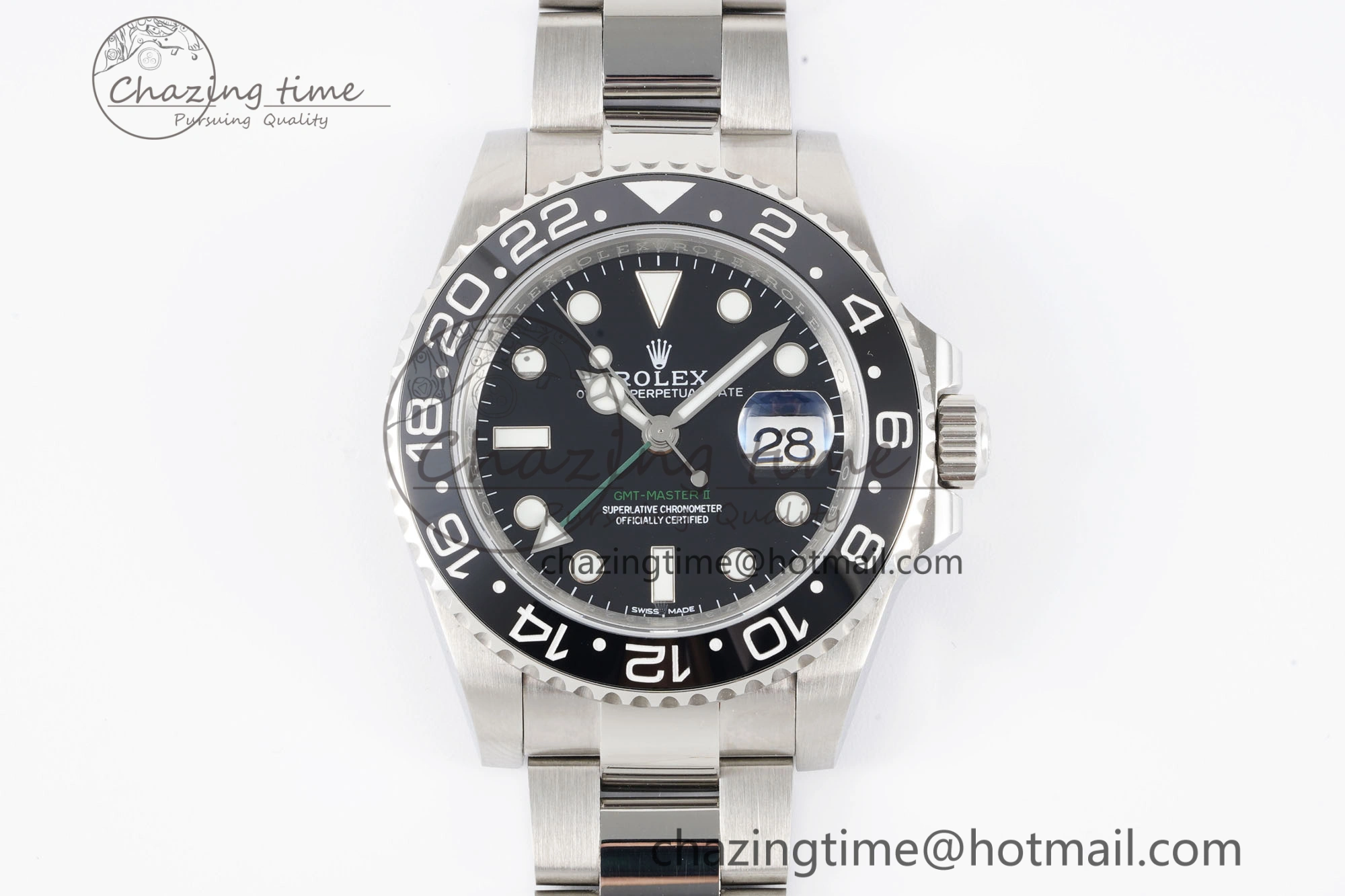 GMT Master II 116710 LN 904L SS APF 1:1 Best Edition on Oyster Bracelet VR3186 CHS