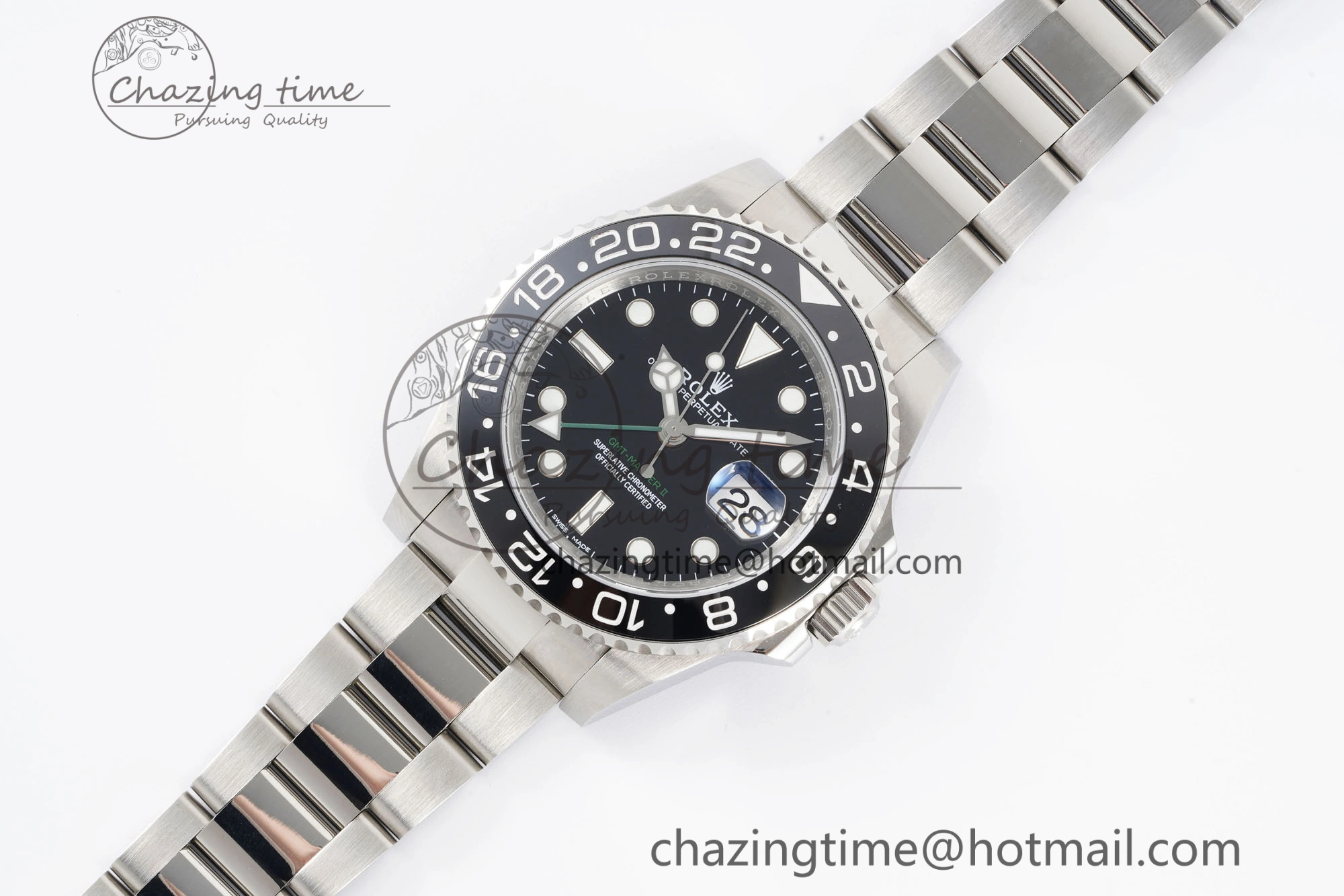GMT Master II 116710 LN 904L SS APF 1:1 Best Edition on Oyster Bracelet VR3186 CHS