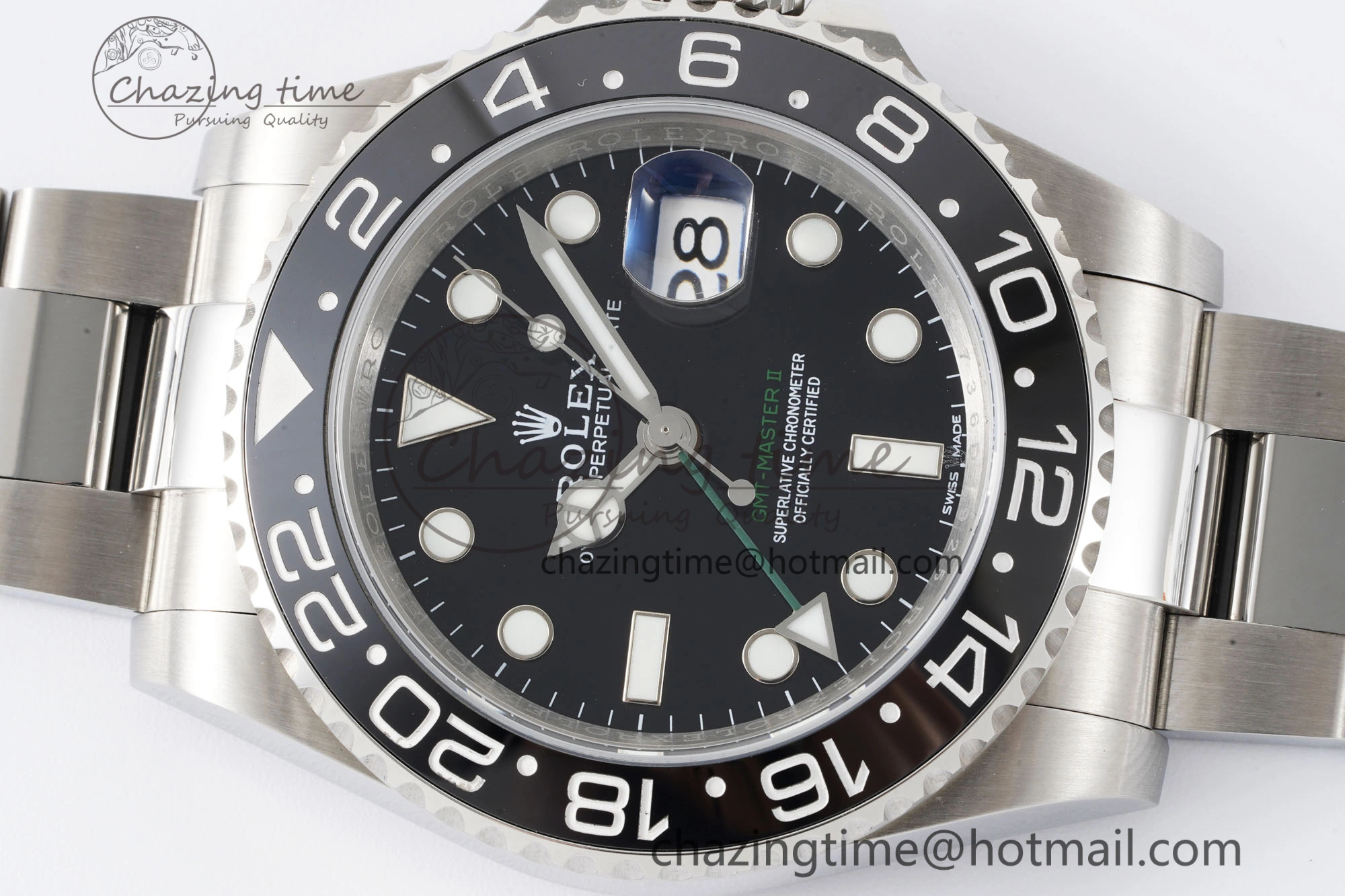 GMT Master II 116710 LN 904L SS APF 1:1 Best Edition on Oyster Bracelet VR3186 CHS
