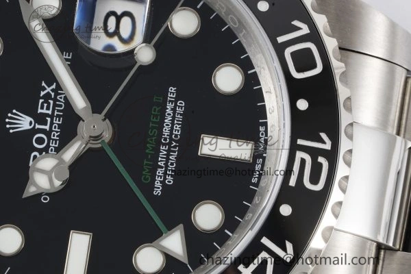GMT Master II 116710 LN 904L SS APF 1:1 Best Edition on Oyster Bracelet VR3186 CHS