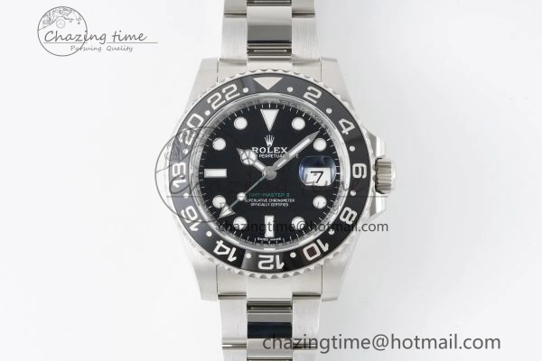 GMT Master II 116710 LN 904L SS C+F 1:1 Best Edition Black Dial on Oyster Bracelet VR3285 CHS