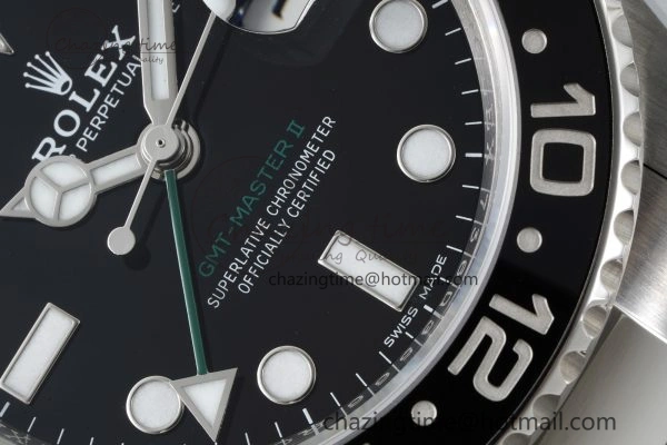 GMT Master II 116710 LN 904L SS C+F 1:1 Best Edition Black Dial on Oyster Bracelet VR3285 CHS