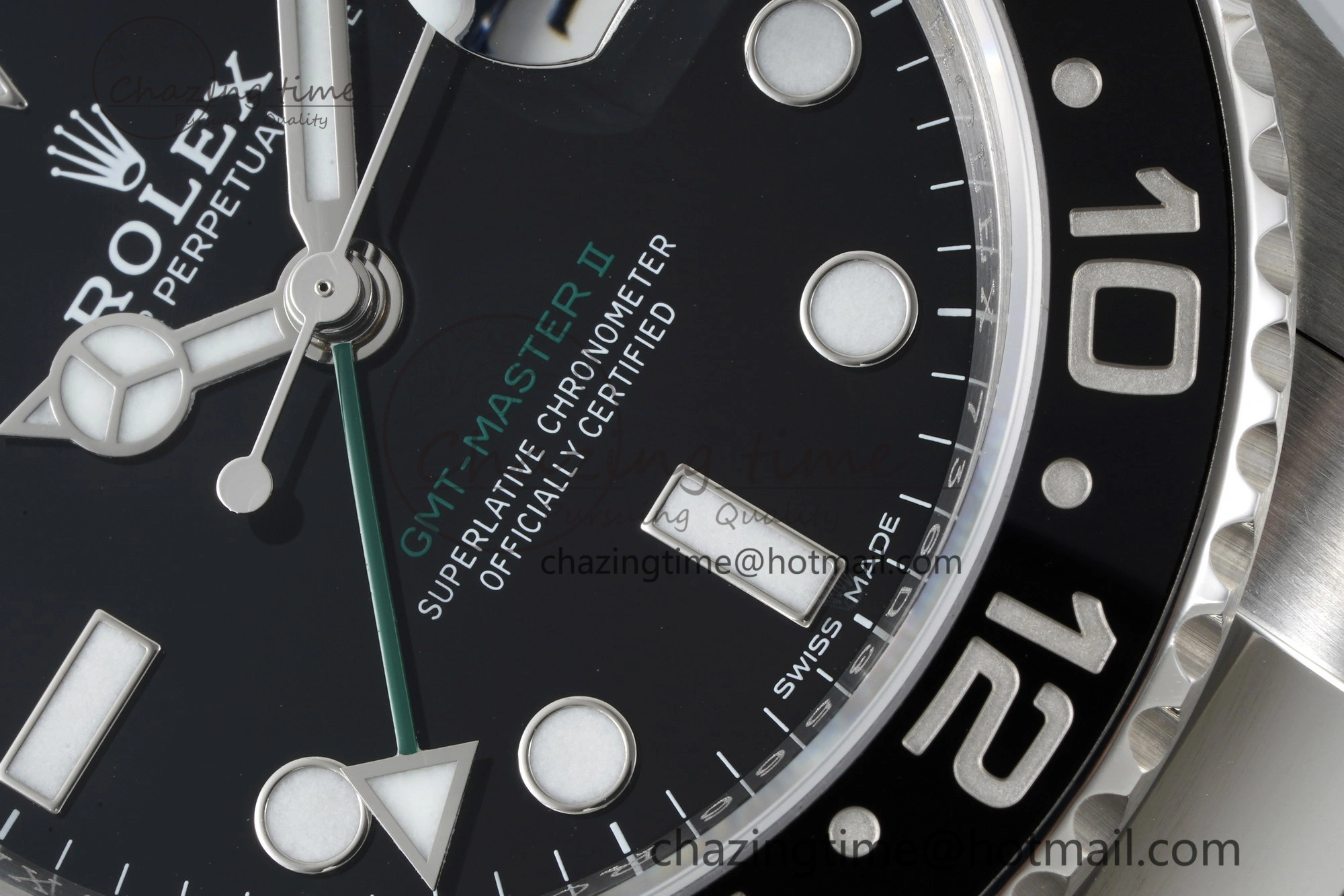 GMT Master II 116710 LN 904L SS C+F 1:1 Best Edition Black Dial on Oyster Bracelet VR3285 CHS