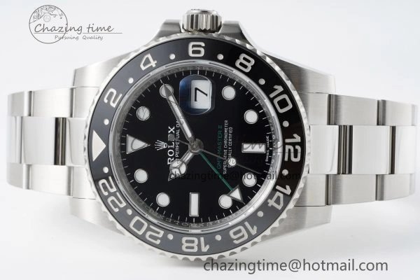 GMT Master II 116710 LN 904L SS C+F 1:1 Best Edition Black Dial on Oyster Bracelet VR3285 CHS