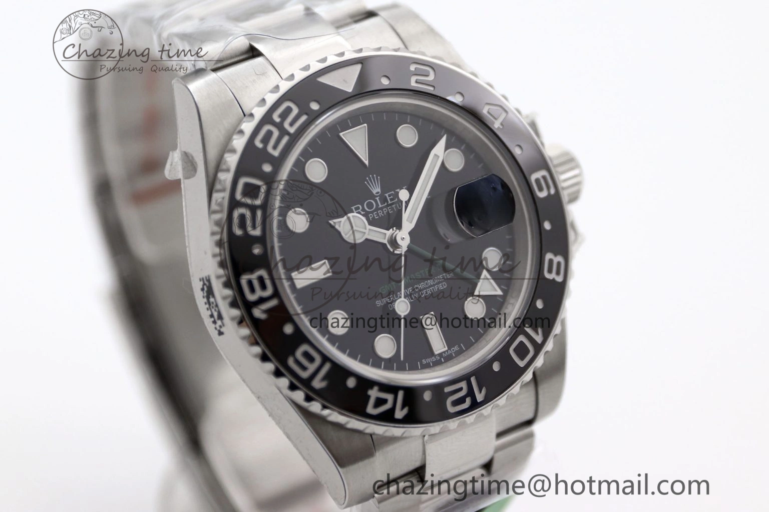 GMT Master II 116710 LN 904L SS TW+ Best Edition on Oyster Bracelet VR3186 CHS