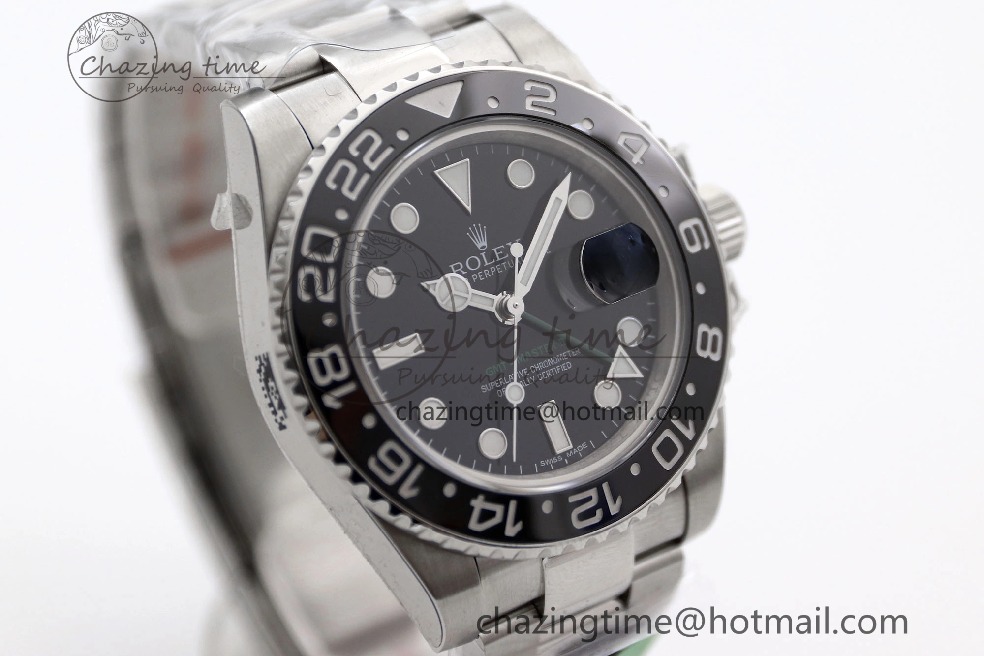 GMT Master II 116710 LN 904L SS TW+ Best Edition on Oyster Bracelet VR3186 CHS