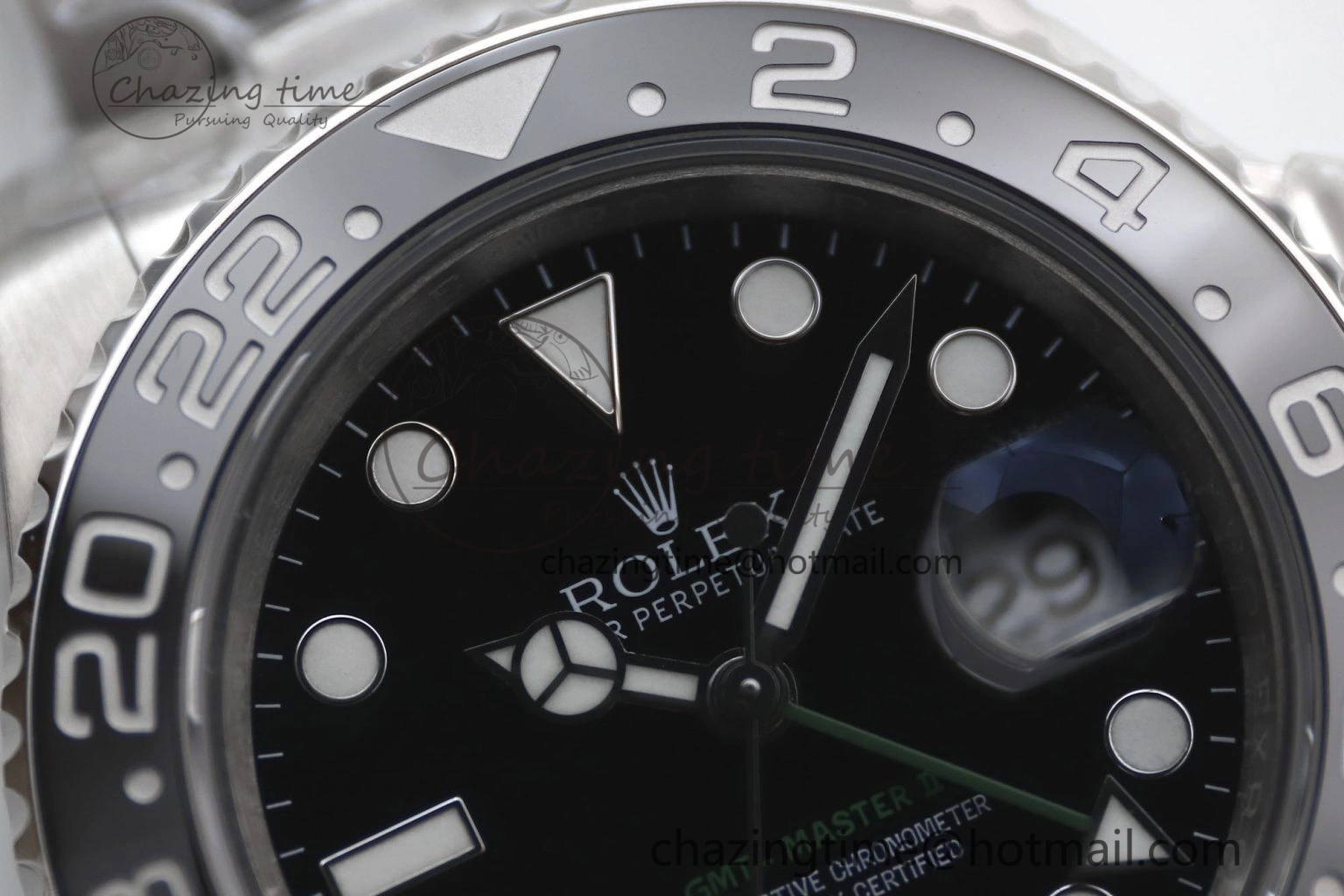 GMT Master II 116710 LN 904L SS TW+ Best Edition on Oyster Bracelet VR3186 CHS