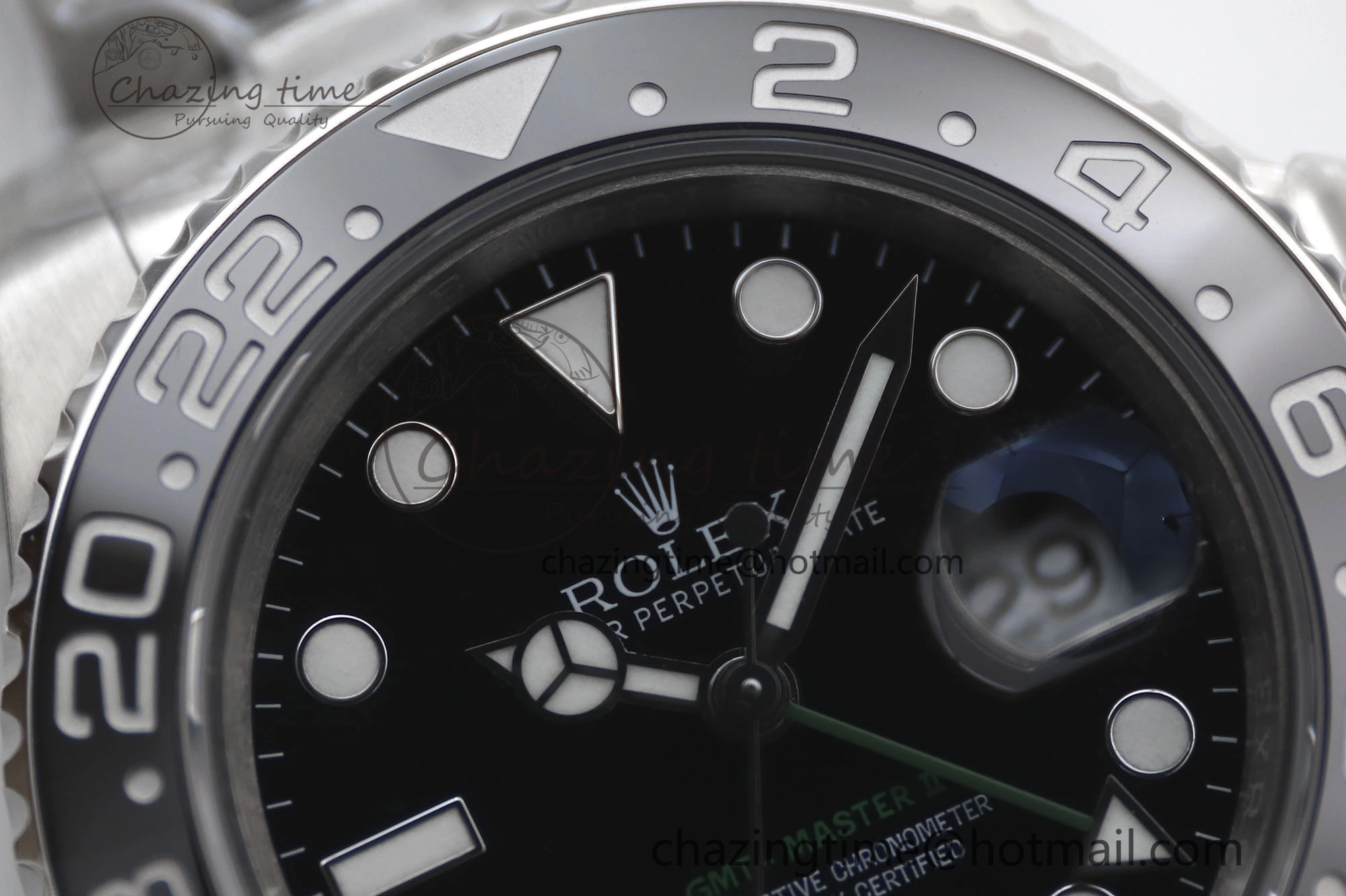 GMT Master II 116710 LN 904L SS TW+ Best Edition on Oyster Bracelet VR3186 CHS