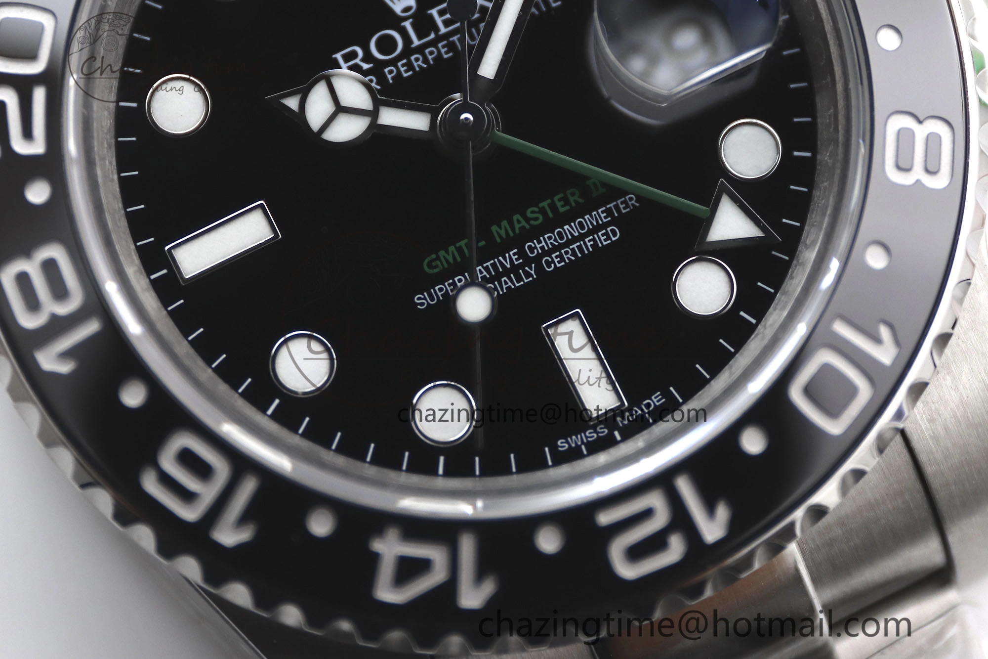 GMT Master II 116710 LN 904L SS TW+ Best Edition on Oyster Bracelet VR3186 CHS