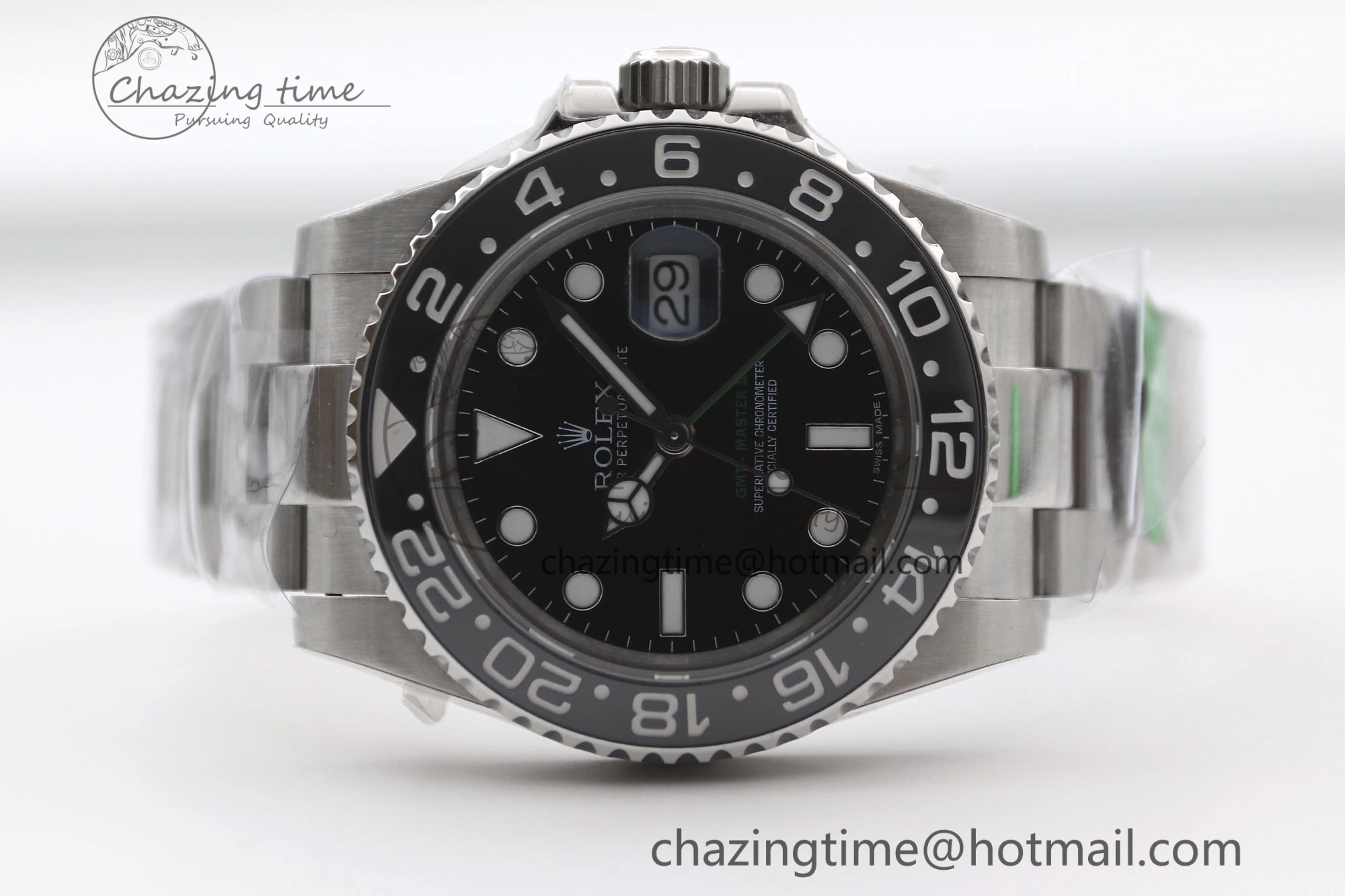 GMT Master II 116710 LN 904L SS TW+ Best Edition on Oyster Bracelet VR3186 CHS