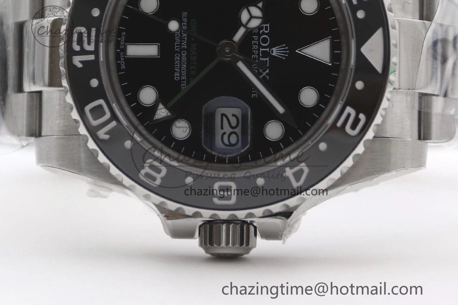 GMT Master II 116710 LN 904L SS TW+ Best Edition on Oyster Bracelet VR3186 CHS