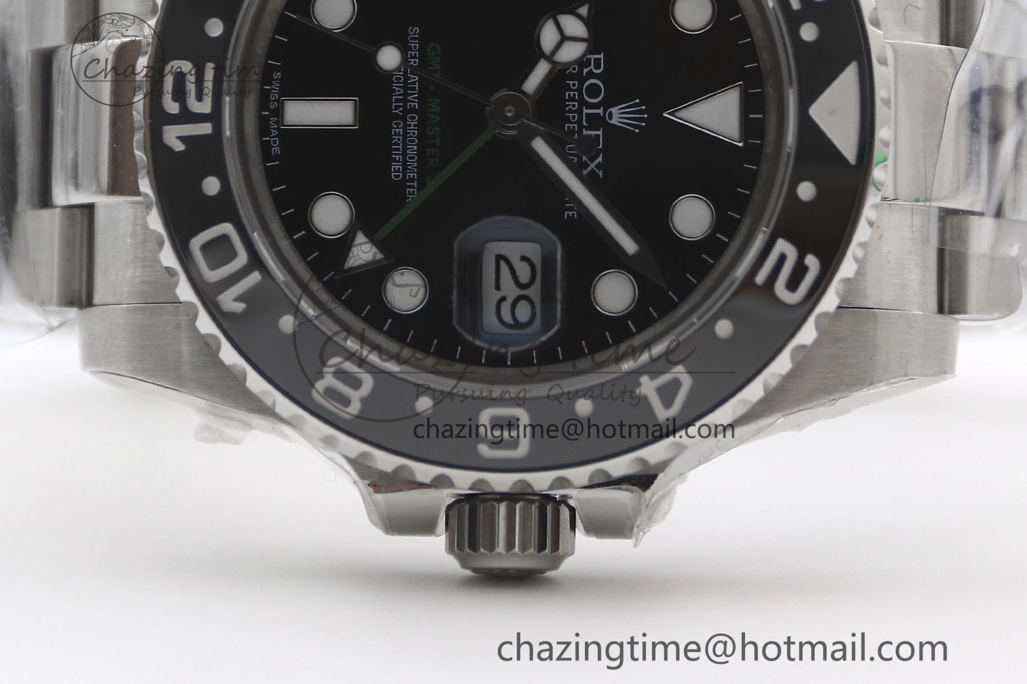 GMT Master II 116710 LN 904L SS TW+ Best Edition on Oyster Bracelet VR3186 CHS