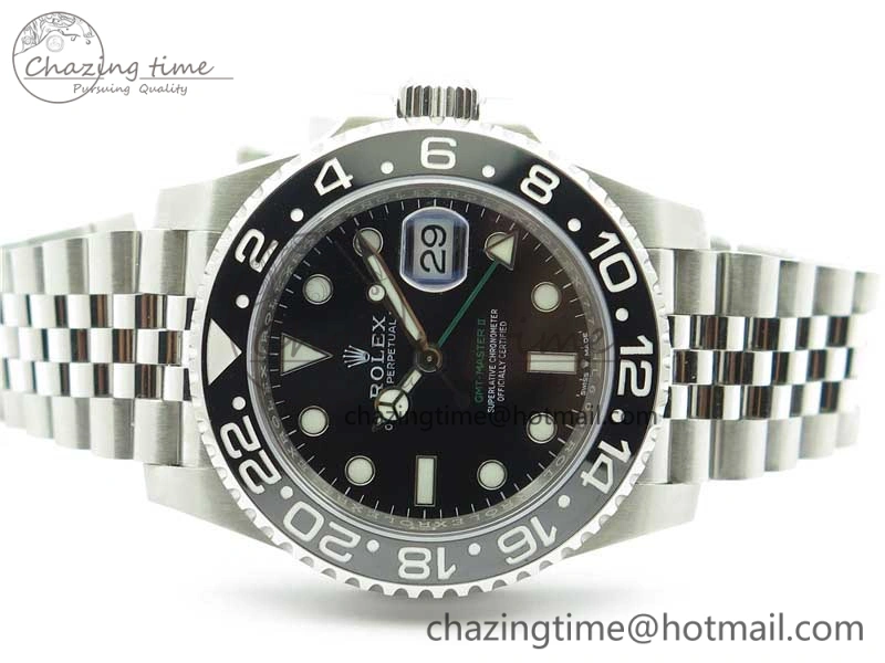 GMT-Master II 116710 LN Black Ceramic 904L D1F 1:1 Best Edition On Jubilee Bracelet SA3186