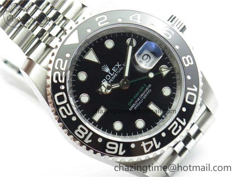 GMT-Master II 116710 LN Black Ceramic 904L D1F 1:1 Best Edition On Jubilee Bracelet SA3186