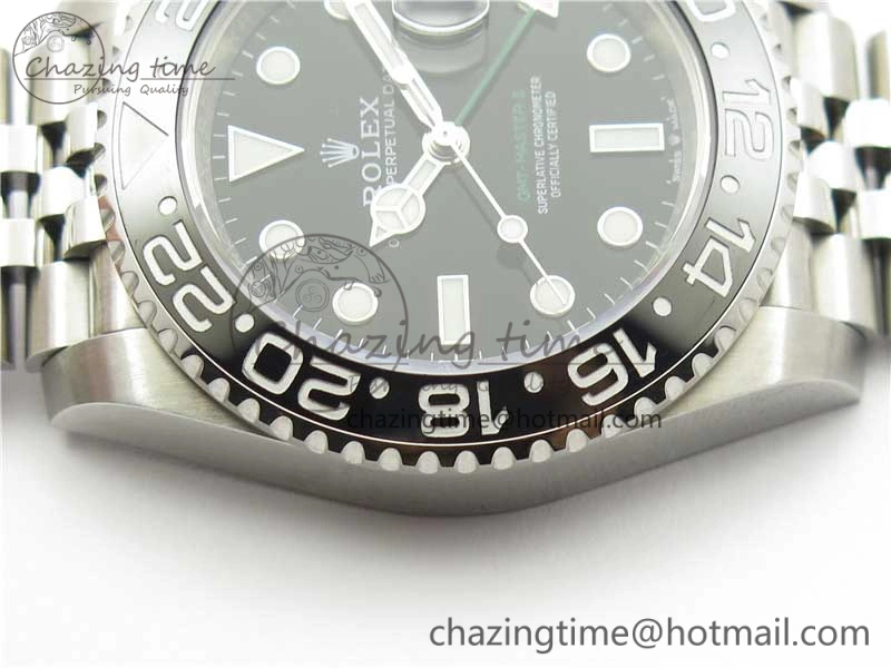GMT-Master II 116710 LN Black Ceramic 904L D1F 1:1 Best Edition On Jubilee Bracelet SA3186