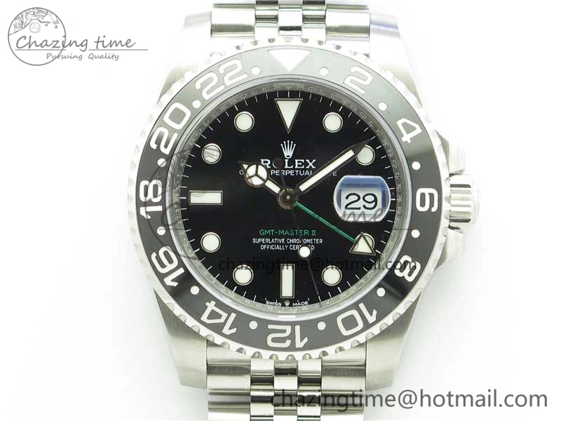GMT-Master II 116710 LN Black Ceramic 904L D1F 1:1 Best Edition On Jubilee Bracelet SA3186