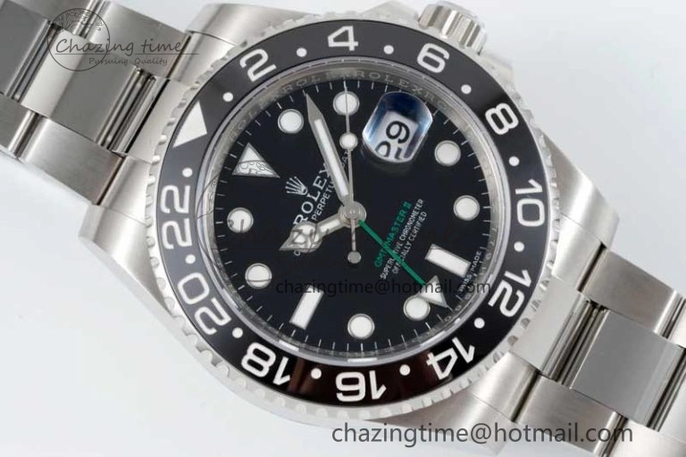 GMT-Master II 116710 LN Black Ceramic 904L Steel APSF 1:1 Best Edition VR3186 CHS