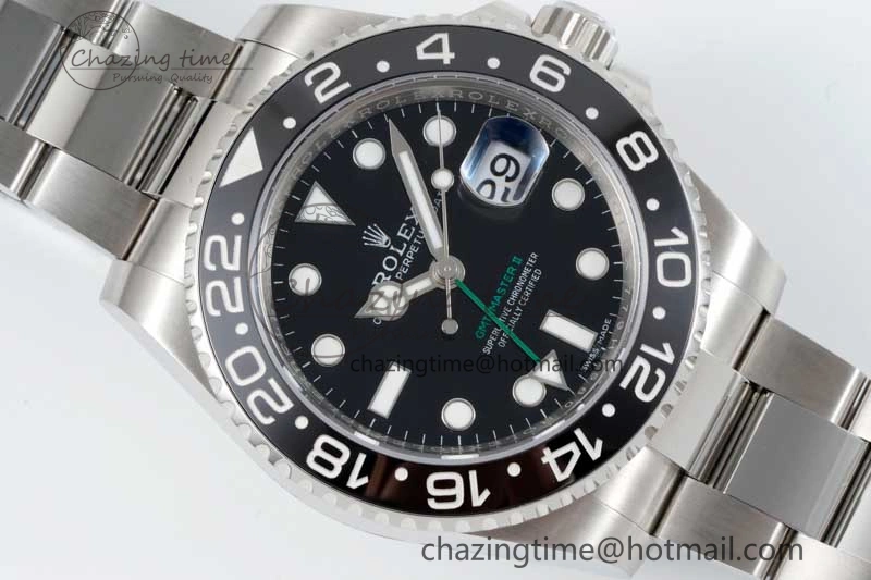 GMT-Master II 116710 LN Black Ceramic 904L Steel APSF 1:1 Best Edition VR3186 CHS