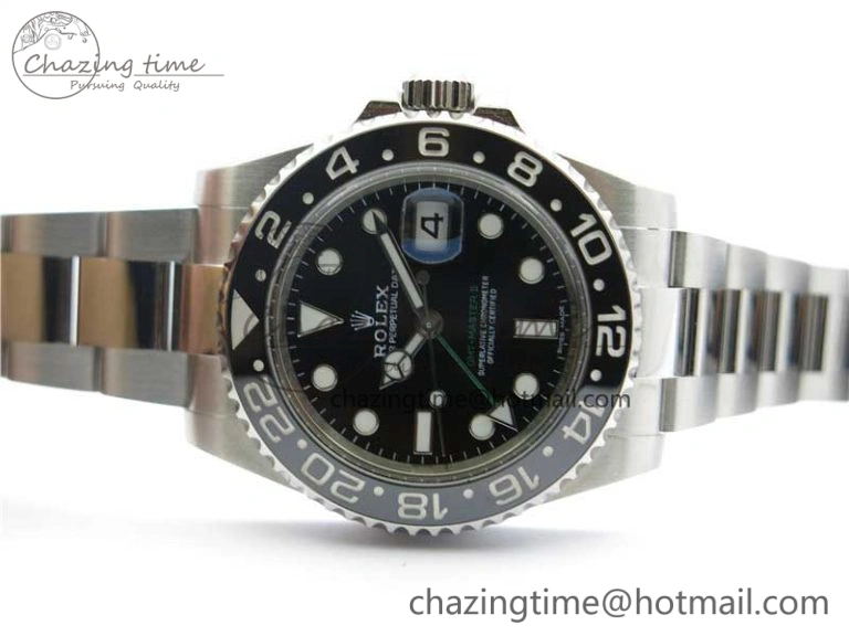GMT-Master II 116710 LN Black Ceramic 904L Steel ARF 1:1 Best Edition SH3186 CHS