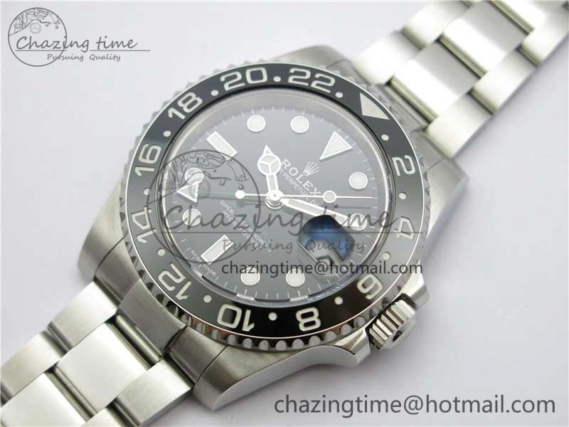 GMT-Master II 116710 LN Black Ceramic 904L Steel ARF 1:1 Best Edition SH3186 CHS