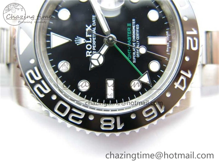 GMT-Master II 116710 LN Black Ceramic 904L Steel ARF 1:1 Best Edition SH3186 CHS