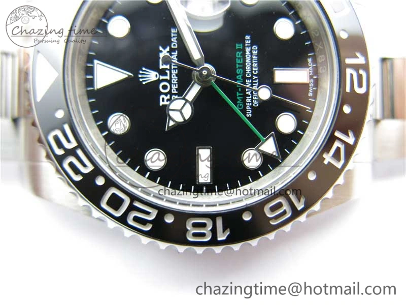 GMT-Master II 116710 LN Black Ceramic 904L Steel ARF 1:1 Best Edition SH3186 CHS