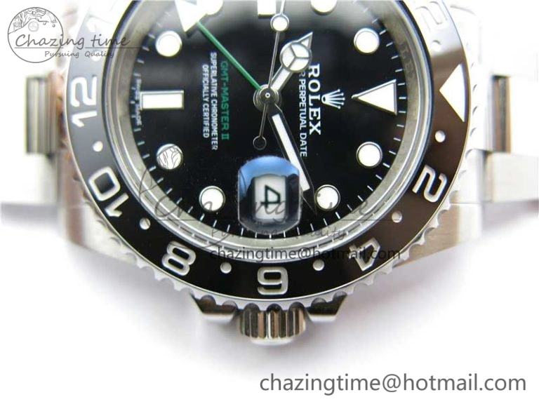 GMT-Master II 116710 LN Black Ceramic 904L Steel ARF 1:1 Best Edition SH3186 CHS