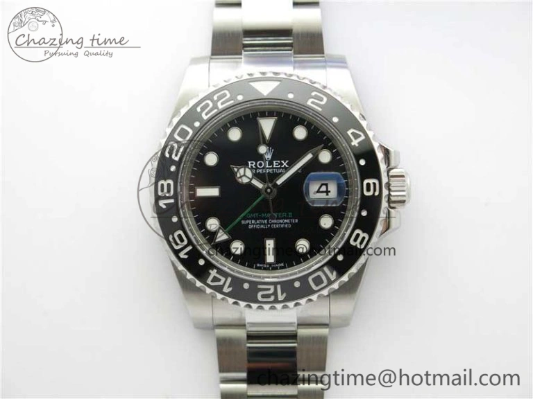 GMT-Master II 116710 LN Black Ceramic 904L Steel ARF 1:1 Best Edition SH3186 CHS