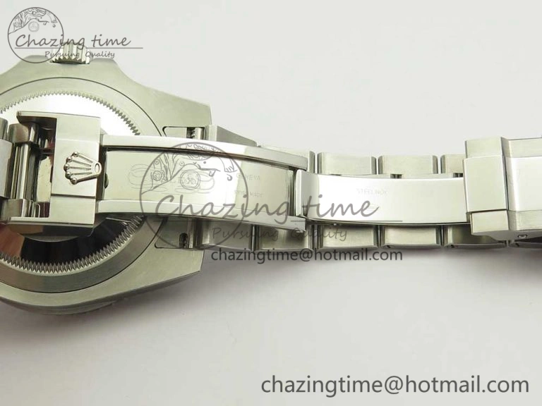 GMT-Master II 116710 LN Black Ceramic 904L Steel DJF Best Edition on SS Bracelet A2836