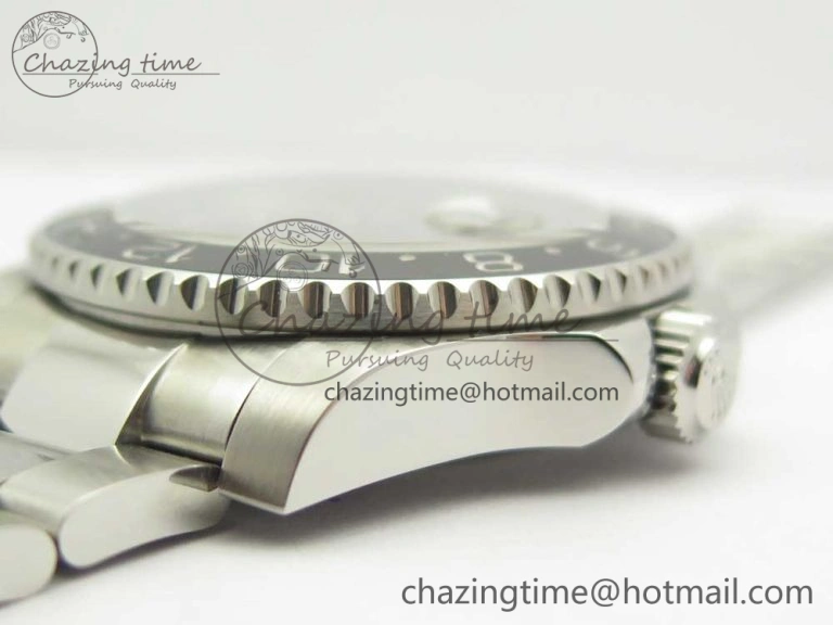 GMT-Master II 116710 LN Black Ceramic 904L Steel DJF Best Edition on SS Bracelet A2836