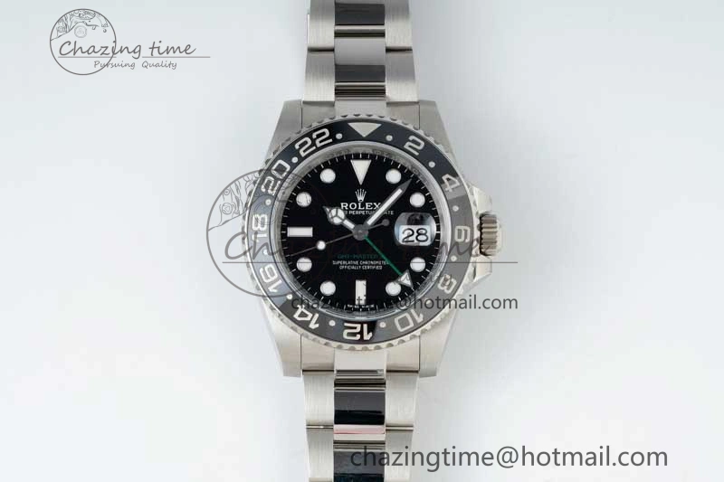 GMT-Master II 116710 LN Black Ceramic 904L Steel NTF 1:1 Best Edition on Oyster Strap VR3186 CHS