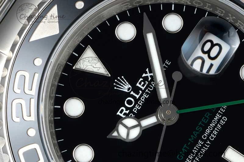 GMT-Master II 116710 LN Black Ceramic 904L Steel NTF 1:1 Best Edition on Oyster Strap VR3186 CHS
