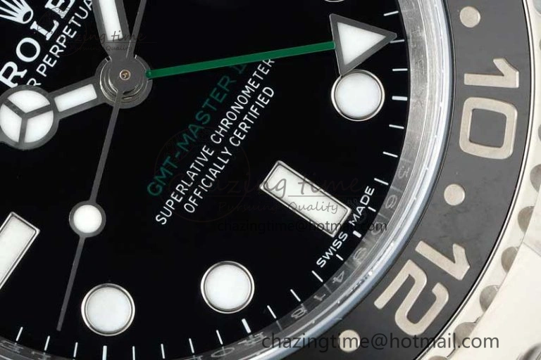 GMT-Master II 116710 LN Black Ceramic 904L Steel NTF 1:1 Best Edition on Oyster Strap VR3186 CHS