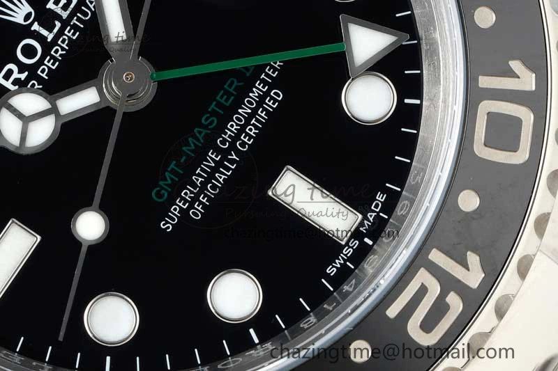 GMT-Master II 116710 LN Black Ceramic 904L Steel NTF 1:1 Best Edition on Oyster Strap VR3186 CHS