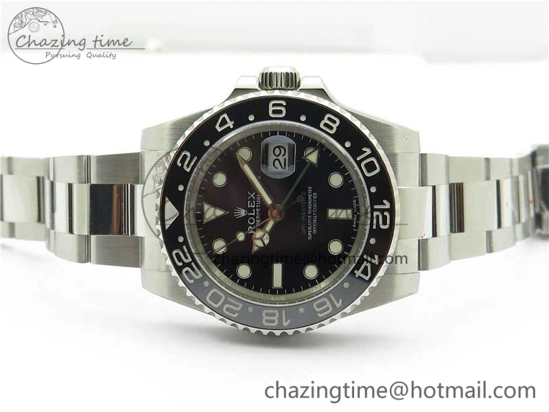 GMT-Master II 116710 LN Black Ceramic 904L Steel Noob 1:1 Best Edition SA3186 CHS V11