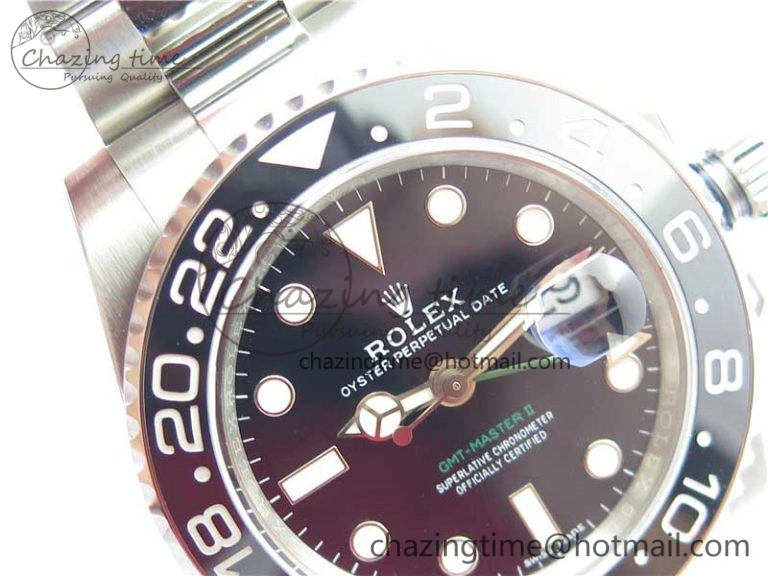 GMT-Master II 116710 LN Black Ceramic 904L Steel Noob 1:1 Best Edition SA3186 CHS V11